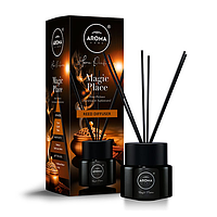 Ароматизатор для дома пахучка с палочками Aroma Home Black Series Sticks аромапалочки Magic Place 100 мл AVK