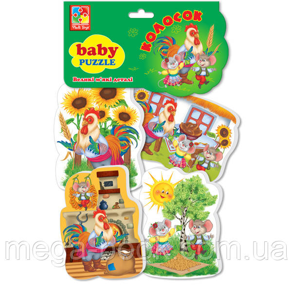 Vladi Toys М'яка які пазли Колосок