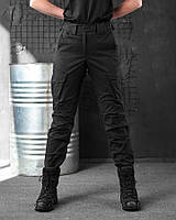 Черные тактические демисезонные женские штаны Рип стоп, Женские армейские брюки одежда для военных ВСУ 44