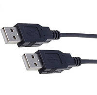 Кабель для передачи данных USB 2.0 AM/AM DIGITUS 1м черный (AK-300100-010-S)