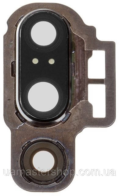 Скло камери Huawei P20 Pro з рамкою чорного кольору, фото 1