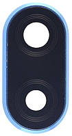 Стекло камеры Huawei P20 Lite/Nova 3e с рамкой синего цвета Klein Blue