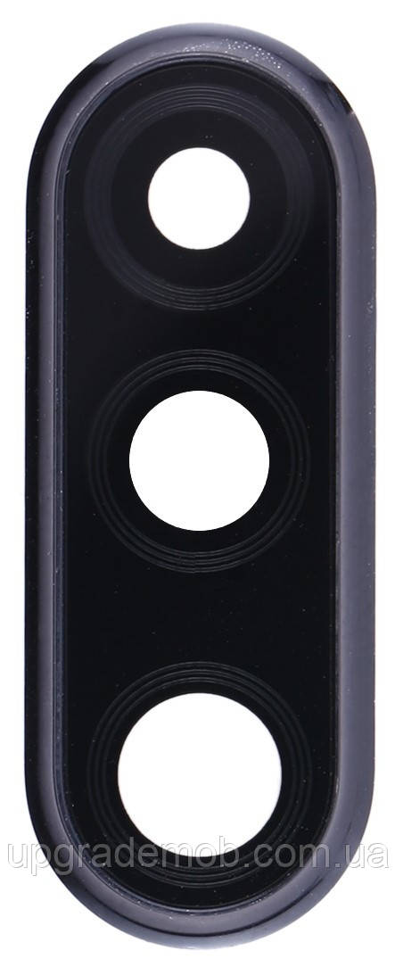 Скло камери Huawei P30 Lite 24MP з рамкою чорного кольору Midnight Black, фото 1