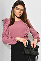 Блуза женская однотонная темно-розового цвета M
