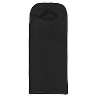 Флисовое одеяло тактическое 210 х 180 см армейское одеяло плед кокон спальник ЗСУ Черный