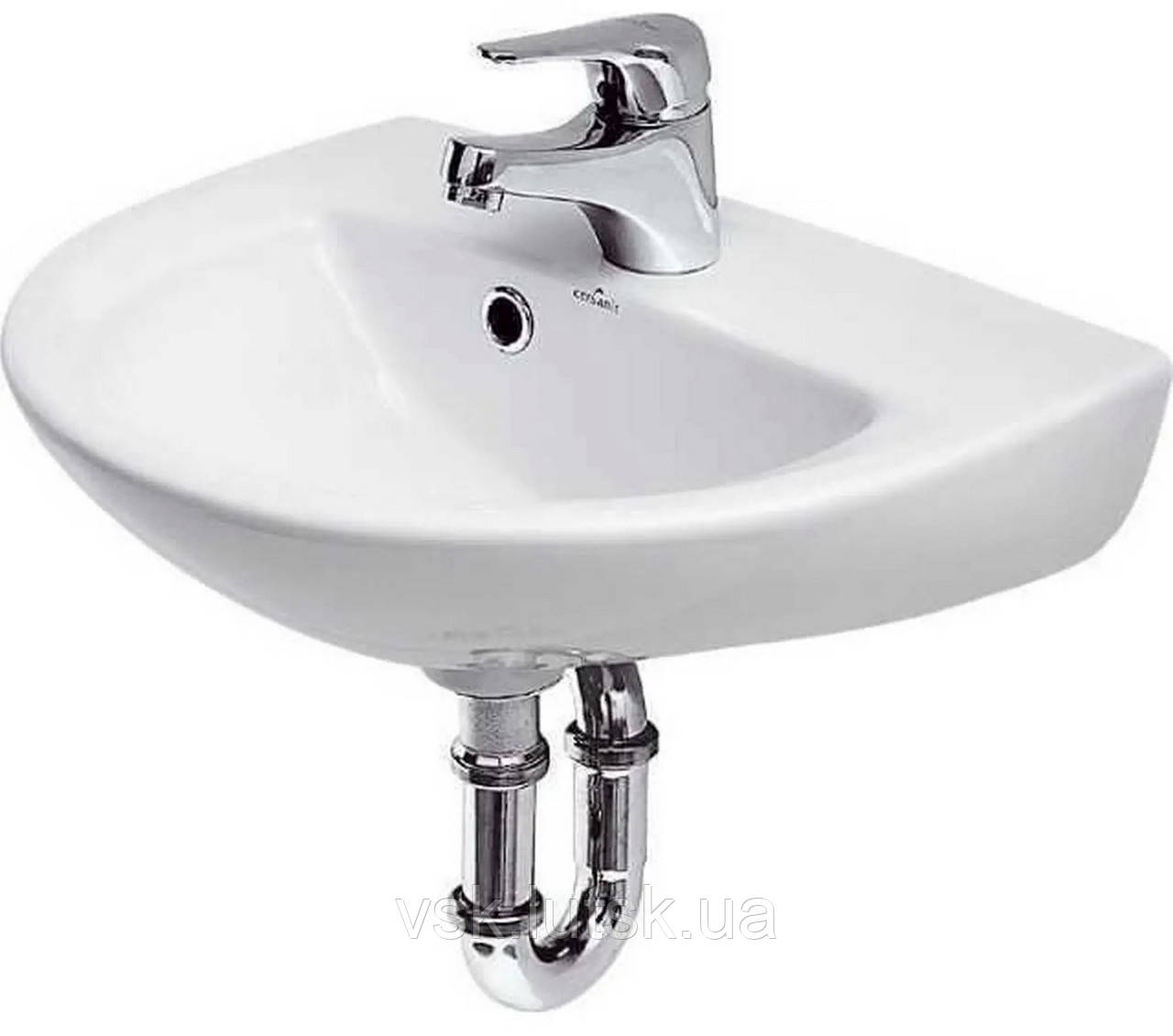Умивальник PRESIDENT 50  з отвором для арматури, фото 1