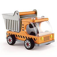 Дитяча іграшка машинка Самоскид Hape E3013 дерев'яна, World-of-Toys