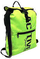 Спортивний рюкзак-мішок 13L Corvet, BP2126-48 салатовий SP, код: 7341646