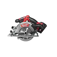 Пила дискова ручна акумуляторна MILWAUKEE, M18 CCS55-0X, Ø165мм (HDкейс)