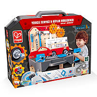 Игрушечный детский верстак Автомастерская Hape E3036 с инструментами, World-of-Toys