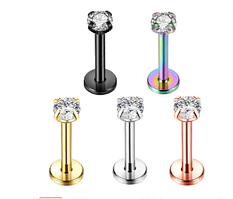 Прикраса для пірсингу язика, губи. Штанга в язик