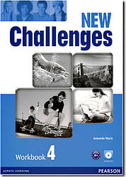 Робочий зошит NEW Challenges 4 Workbook+CD-ROM