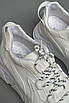 Кросівки жіночі білого кольору на шнурівці р.38 174266T Безкоштовна доставка, фото 4