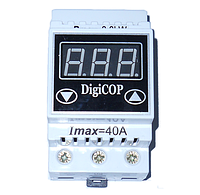 Цифрове реле напруги Digi COP-40A на Din рейку Lift Din (09-53)