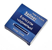 Чорнильні капсули Sellner 6 шт. сині