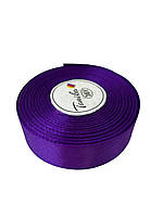 Стрічка атласна колір Фіолетовий 2,5 см ширина 36 ярдів
