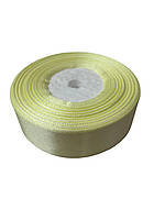 Стрічка атласна  колір Айворі  2,5 см ширина 36 ярдів