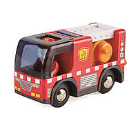 Игрушечный пожарный автомобиль Hape E3737 с сиреной, Vse-detyam