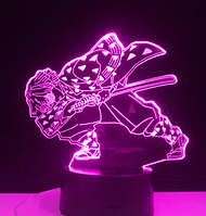 Акриловый 3D стветильник - ночник Аниме Клинок, рассекающий демонов 16цветов + пульт