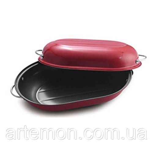 Гусятниця з кришкою 39.3*27*7/38*27*7.5см Stenson (MH-4454) [Склад зберігання: Одеса №3]