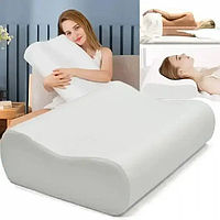 Ортопедична подушка з ефектом пам'яті для сну анатомічна Comfort Memory Pillow антиалергенна подушка
