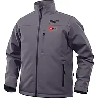 Куртка з електропідігрівом преміальна Milwaukee M12 HJ GREY 4-0 XL сіра 4933464331