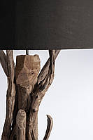 Торшер напольный светильник Bluma Н180. чорная , тиковое дерево