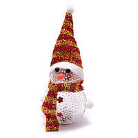 Фигурка Светящийся Снеговик LED Светильник ночник снеговичок новогодний рождественский декор украшение