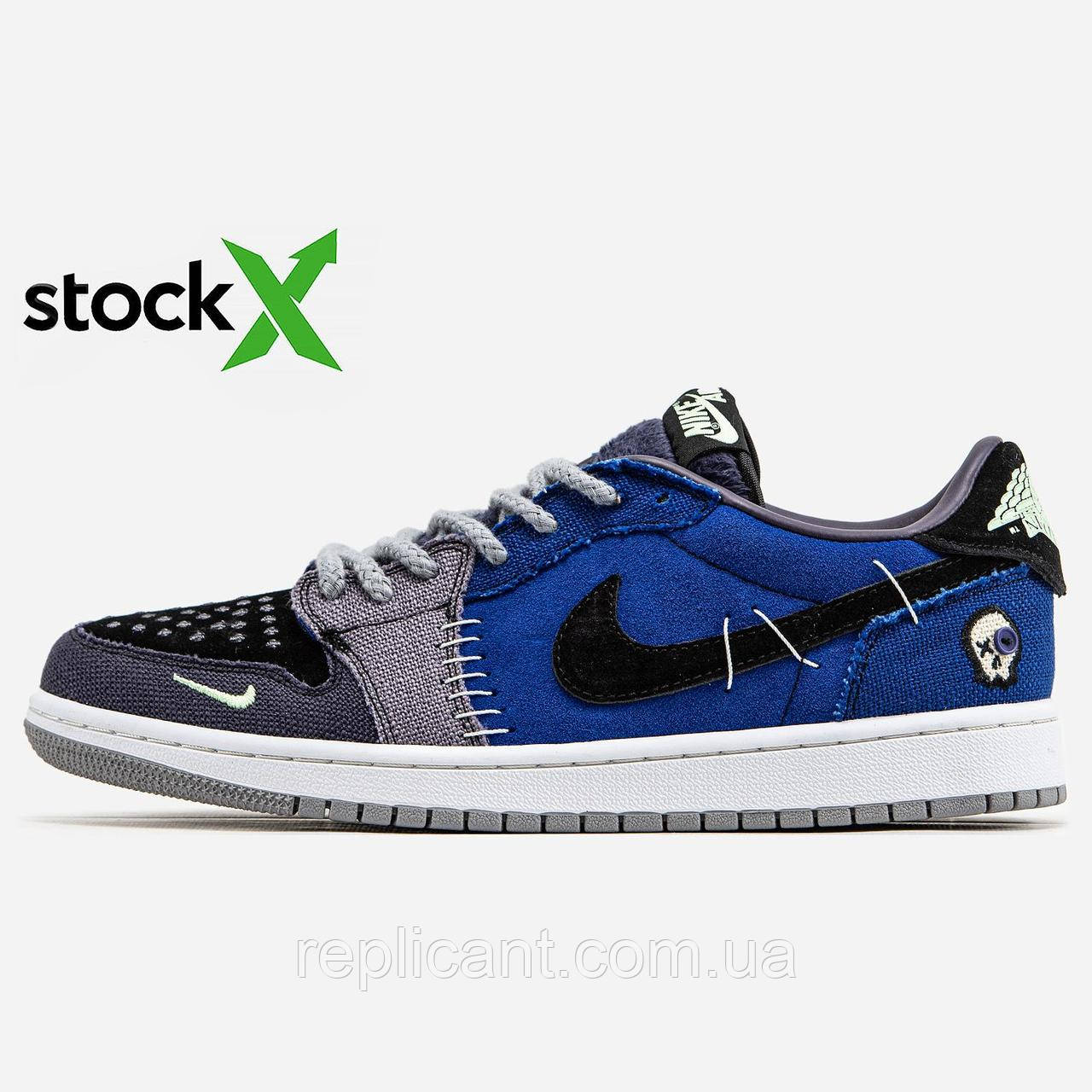 Мужские кроссовки Nike 1376 Air Jordan 1 Low Voodoo Alternate Zion кросівки Nike