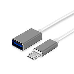 Адаптер XoKo AC-140 Micro USB-USB з кабелем