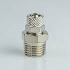 Фітинг пневматичний ABC 06*04-02 прямий під шланг D6х4, різьблення R 1/4"