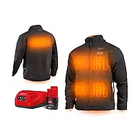 Куртка з підігрівом розмір "XXXL" M12HJBL5-201 MILWAUKEE +з/п +акумулятор