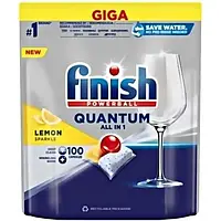 Капсулы для посудомоечных машин FINISH Quantum All in 1 Lemon 100шт