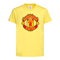 Желтая детская футболка Manchester United Logo (17-3-1-жовтий)