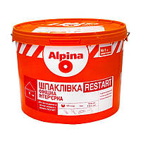 Шпаклевка акриловая Alpina Expert Restar "Шпаклевка финишная интерьерная" Белая, 14 кг.