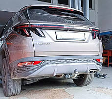 Фаркоп Hyundai Tucson IV 2021- (Хендай Туксон 4) оцинкований без підрізу бампера, фото 3