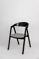 Дизайнерский стул "GURU Tender" деревянный с мягким сидениям Чорний (Бук)