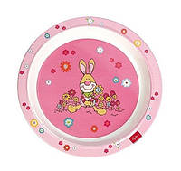 Тарелка для детей Sigikid Bungee Bunny с рисунком D21,5см Розовый (24435SK)