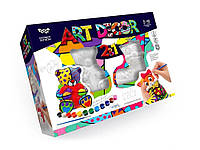 Креативное творчество 2 в 1 ART DECOR, гипсовые фигурки для раскрашивания от ТМ Danko Toys