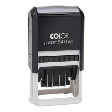 Датер з вільним полем 50x40 мм напів-автоматичний 4 мм, Colop 54-Dater, фото 1