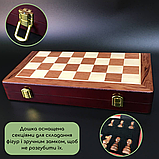 Дерев'яні шахи, Шахи класичні, Шахи подарункові 33 x 26 х 5 см Xinliye (5206), фото 6