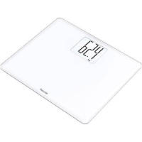 Весы напольные Beurer GS 340 xxl электронные стеклянные для веса (200 кг, белые, автоматическое отключение)