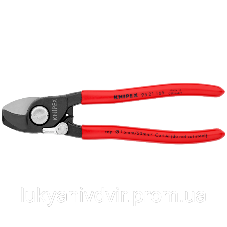 Ножиці для різання кабелів KNIPEX 165 мм 95 21 165