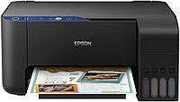 МФУ 3в1 Epson L3251 с фронтальными емкостями для пополнения чернил принтер сканер копир Key Lock