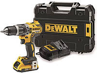 Аккумуляторний ударний дриль-шуруповерт DeWALT DCD776D1T-CAPL акумулятор 2Ah регульована швидкість