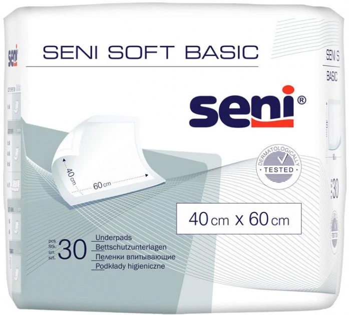 Пелюшки для дорослих SENI SOFT BASIC 40*60 №30