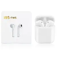 Наушники беспроводные Bluetooth TWS i9s Double V 5.0 EDR Pop-up NEW Stereo Plus White