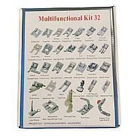 Набор лапок на бытовую швейную машинку multifunctional kit 32