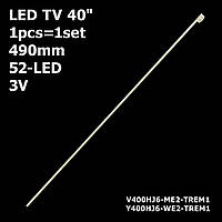 LED подсветка TV 40" V400HJ6-ME2-TREM1 TOSHIBA: 40L2456D N31A51P0A V400HJ6-ME2-TREM2 Y400HJ6-WE2-TREM1 1шт.