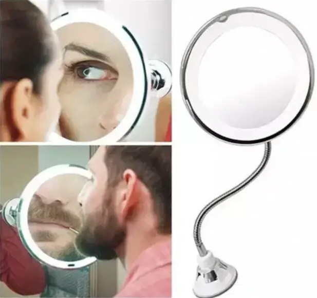 Кругле дзеркало з LED-підсвіткою Flexible Mirror X10
